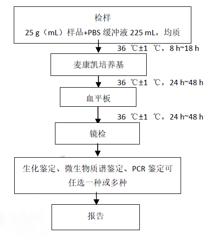 图1肺炎克雷伯菌检验程序